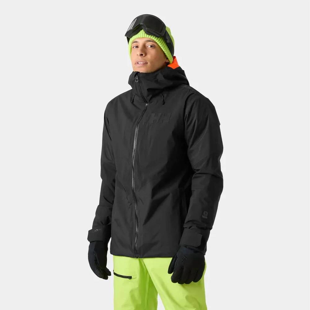 NEW HELLY HANSEN men's powdreamer 2.0 jacket in black